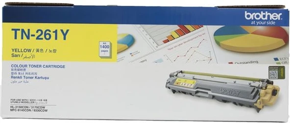 Tonersepeti Brother TN-261 Sarı  Toner ürün görseli 1