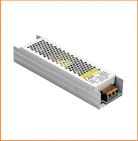 Ct-2577 21 Amper Adaptör Klemensli Şerit Led Trafosu 250W Slim Model ürün görseli 1