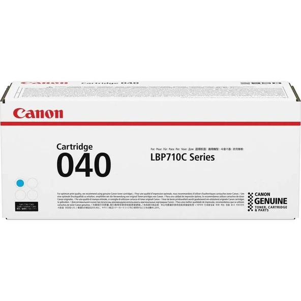 Tonersepeti Canon CRG-040 Mavi  Toner ürün görseli 1