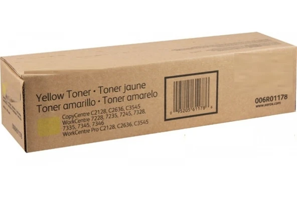 Tonersepeti Xerox Workcentre 7328-006R01178 Sarı Muadil Fotokopi Toner ürün görseli 1