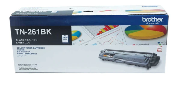 Tonersepeti Brother TN-261 Siyah  Toner ürün görseli 1