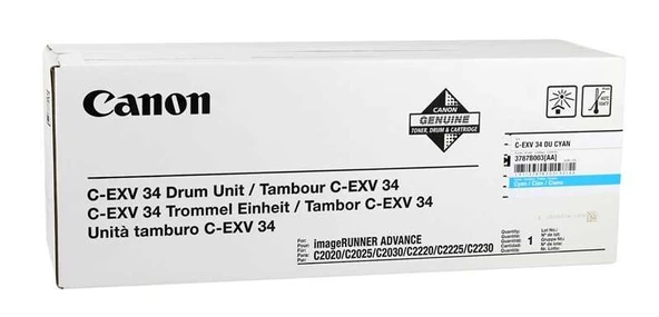 Tonersepeti Canon C-EXV-34 Mavi  Fotokopi Drum Ünitesi ürün görseli 1
