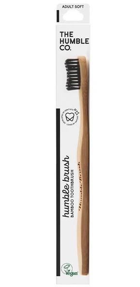 Humble Brush Adult Soft Bambu Diş Fırçası | Siyah ürün görseli 1