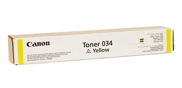 Tonersepeti Canon 034/9451B001 Sarı  Fotokopi Toner ürün görseli 1