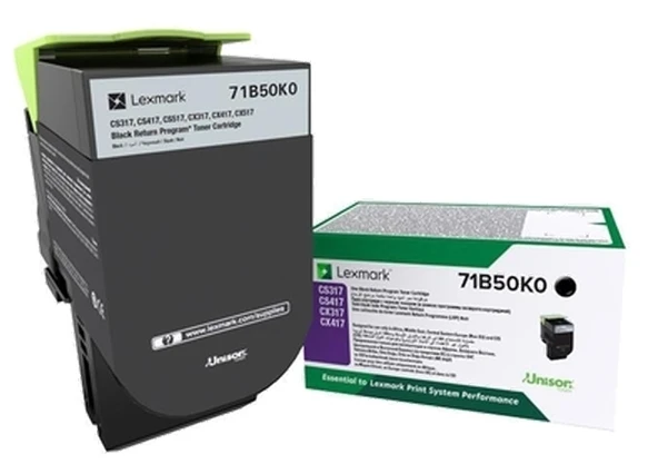 Tonersepeti Lexmark CX317-71B50K0 Siyah  Toner ürün görseli 1