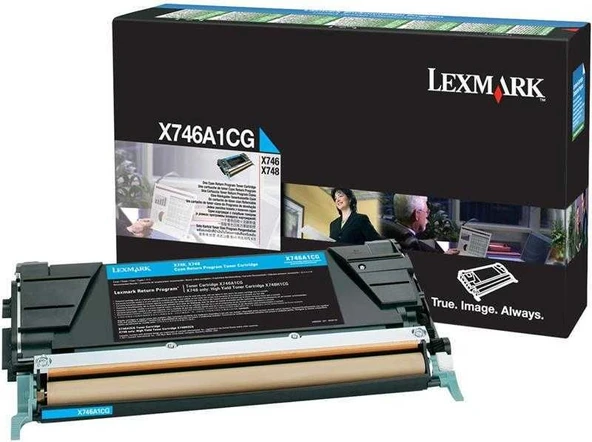 Tonersepeti Lexmark X746-X746A1CG Mavi  Toner ürün görseli 1