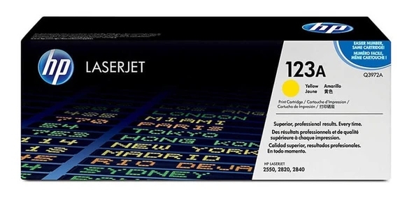 Tonersepeti Hp 123A-Q3972A Sarı  Toner ürün görseli 1