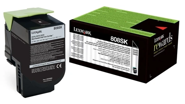 Tonersepeti Lexmark CX410-80C8SK0  Siyah Toner Y.K ürün görseli 1