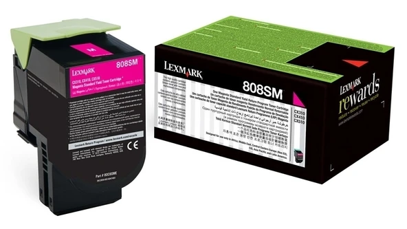 Tonersepeti Lexmark CX410-80C8SM0  Kırmızı Toner Y.K. ürün görseli 1
