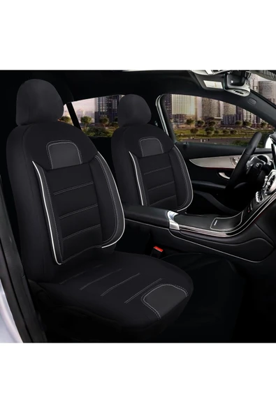 Z&C MAXTECH Renault Megane 2 Araçlara Uyumlu Tam Takım Özel Tasarım Oto Koltuk Kılıfı Seti ABb210 ürün görseli 1