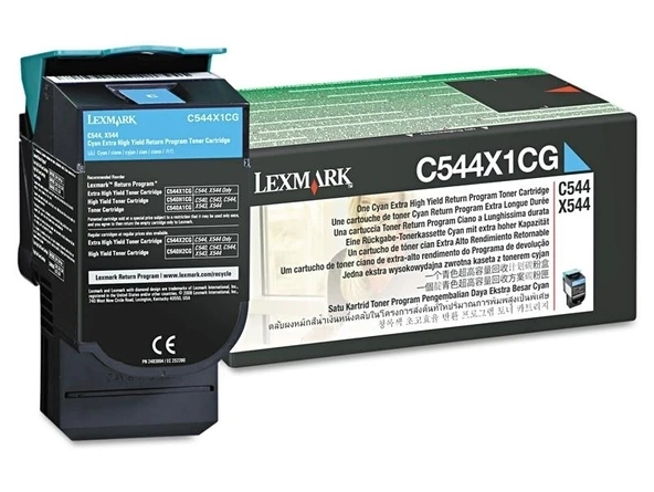 Tonersepeti Lexmark C544-C544X1CG Mavi  Toner Extra Y.K. ürün görseli 1