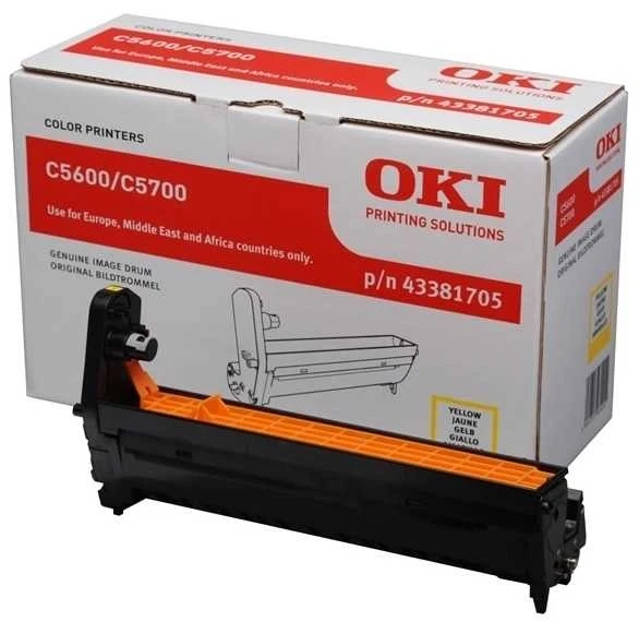 Tonersepeti Oki C5600-43381705  Sarı Drum Ünitesi ürün görseli 1