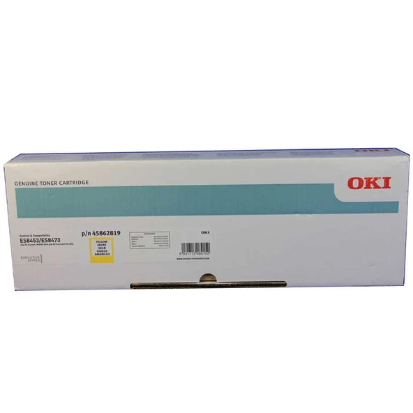 Tonersepeti Oki ES8453-45862819 Sarı  Toner ürün görseli 1