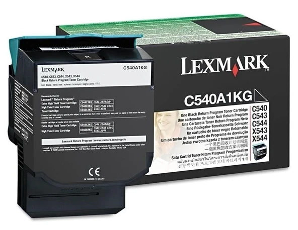 Tonersepeti Lexmark C540-C540A1KG Siyah  Toner ürün görseli 1