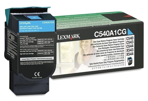 Tonersepeti Lexmark C540-C540A1CG Mavi  Toner ürün görseli 1