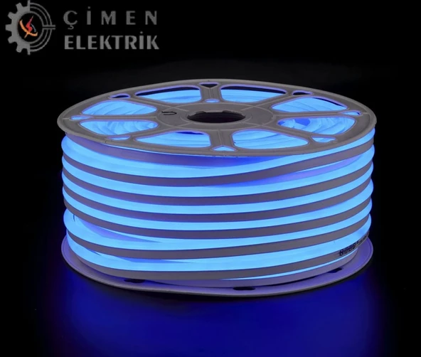 25 Metre NOAS YL42 5003 Dış Mekan 120 Çipli 12V Neon Led Mavi ürün görseli 1