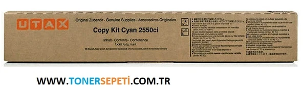 Tonersepeti Utax Triumph Adler 2550Cİ Mavi  Toner ürün görseli 1