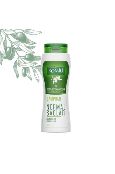 Komili Normal Saçlar İçin 2'si 1 Arada Kremli Temel Bakım Şampuanı 500 ml ürün görseli 1