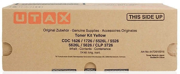 Tonersepeti Utax CDC-1726 Sarı  Toner ürün görseli 1