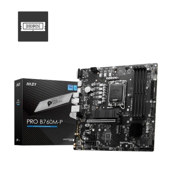 Msı Anakart Pro B760M-P Ddr5 6800Mhz(Oc) M.2 M.2 Hdmı Matx 1700P ürün görseli 1