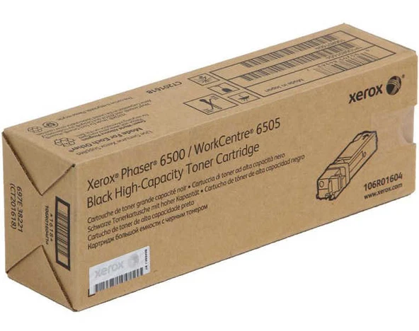 Tonersepeti Xerox Phaser 6500 106R01604 Siyah  Toner YK. ürün görseli 1