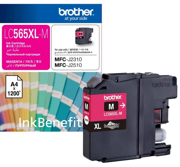 Tonersepeti Brother LC565XL Kırmızı  Kartuş ürün görseli 1