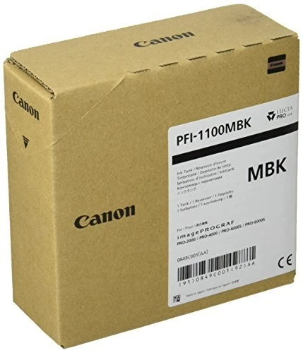 Tonersepeti Canon PFI-1100MBK  Mat Siyah Kartuş ürün görseli 1