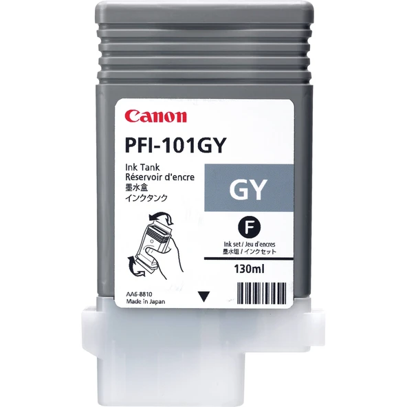 Tonersepeti Canon PFI-101GY Gri  Kartuş ürün görseli 1
