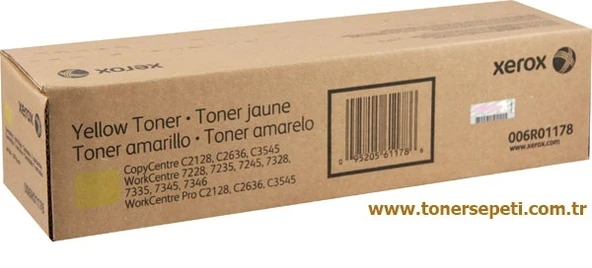 Tonersepeti Xerox Workcentre 7328-006R01178 Sarı  Fotokopi Toner ürün görseli 1