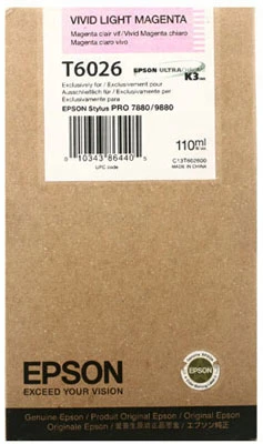 Tonersepeti Epson T6026 C13T602600  Açık Kırmızı Kartuş ürün görseli 1