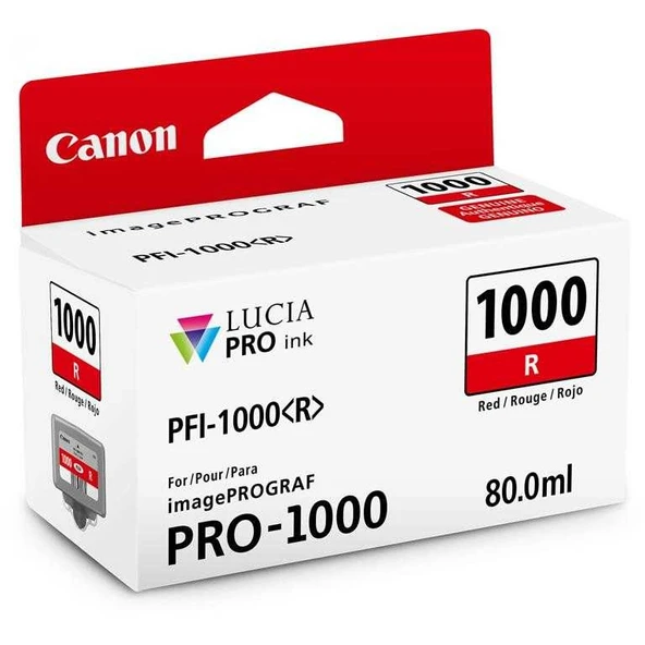 Tonersepeti Canon PFI-1000R Orjinal Red-Kırmızı Kartuş ürün görseli 1