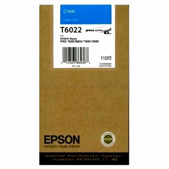 Tonersepeti Epson T6022 C13T602200  Mavi Kartuş ürün görseli 1