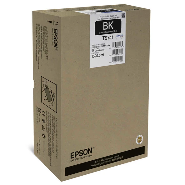 Tonersepeti Epson T9741XL-C13T974100 Siyah Orjinal Kartuş ürün görseli 1