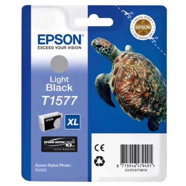 Tonersepeti Epson T1577-C13T15774010  Açık Siyah Kartuş ürün görseli 1