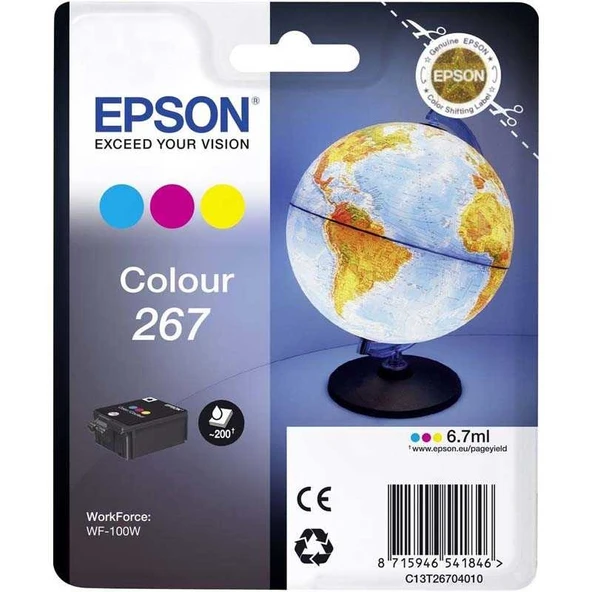 Tonersepeti Epson T267-C13T26704010 Renkli  Kartuş ürün görseli 1