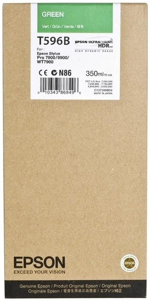 Tonersepeti Epson T596B-C13T596B00  Yeşil Kartuş ürün görseli 1
