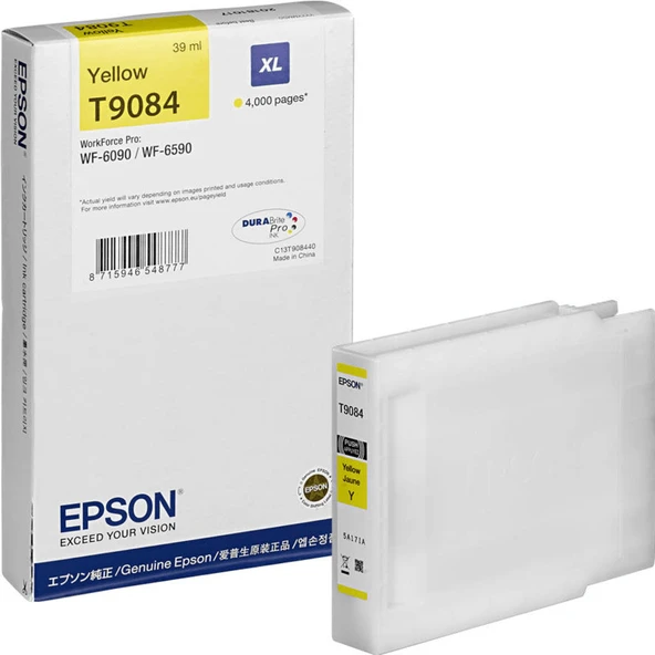 Tonersepeti Epson T9084XL Sarı  Kartuş ürün görseli 1