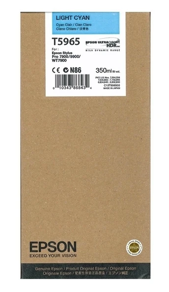 Tonersepeti Epson T5965-C13T596500  Açık Mavi Kartuş ürün görseli 1