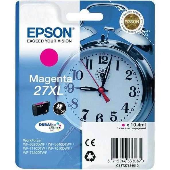 Tonersepeti Epson 27XL-T2713-C13T27134020 Kırmızı  Kartuş ürün görseli 1