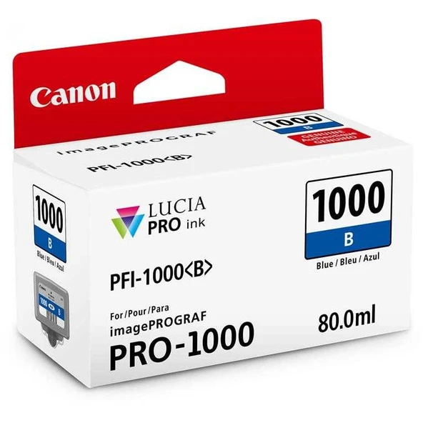 Tonersepeti Canon PFI-1000B  Blue-Mavi Kartuş ürün görseli 1