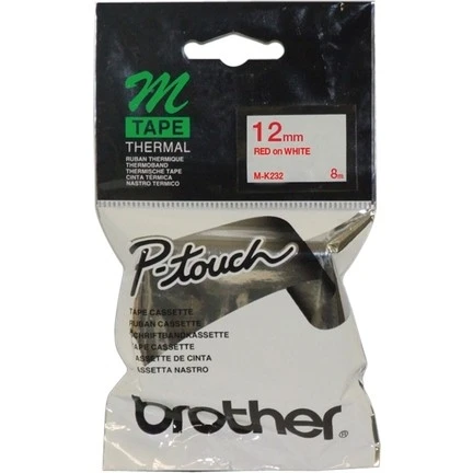 Tonersepeti Brother M-K232 Beyaz Üzerine Kırmızı Etiket ürün görseli 1