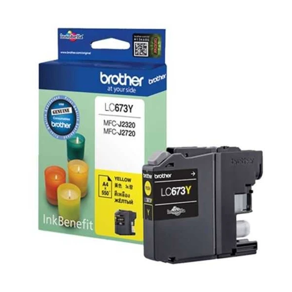 Tonersepeti Brother LC673Y Sarı  Kartuş ürün görseli 1