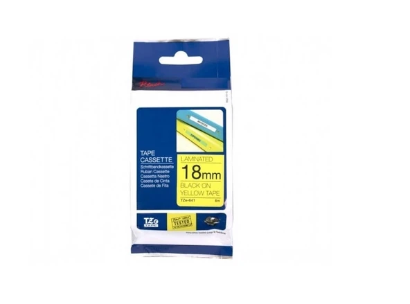 Tonersepeti Brother TZE-641 Sarı Lamine Etiket 18mm ürün görseli 1