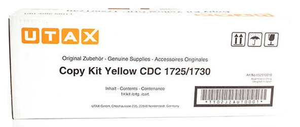 Tonersepeti Utax CDC-1725 Sarı  Fotokopi Toner ürün görseli 1