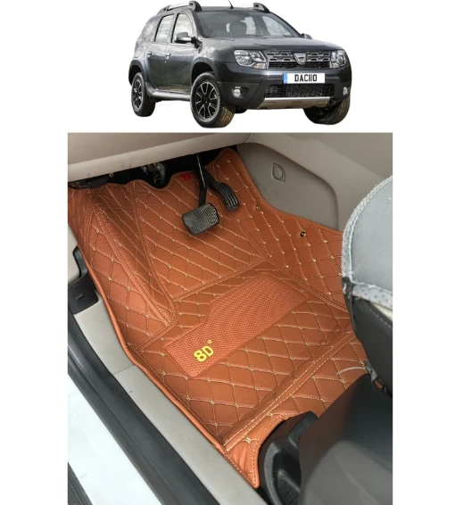 Dacia Duster 2010-2017 Arası Araca Özel 8D Havuzlu Paspas Takımı ürün görseli 1