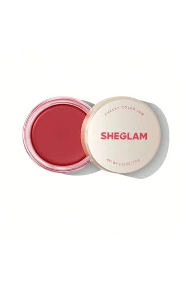 SHEGLAM Cheeky Color Jam-afternoon Peach 6 Shades Multi-use Cream Blush Lip Cream ürün görseli 1