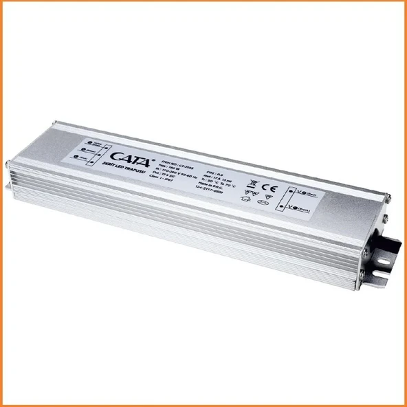 Ct-2593 17 Amper Adaptör 210W IP64 Dış Mekan Şerit Led Trafosu Slim ürün görseli 1