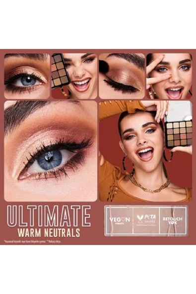LUNMİRA NYX Ultimate Warm Neutrals Far Paleti ürün görseli 1