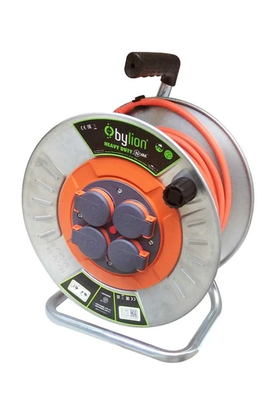 Bylion MMP-30325-F 3X2.5 TTR 30m Metal Kablo Makarası ürün görseli 1