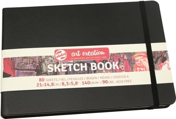 TALENS ART SKETCH BLOCK BLACK 15X21 140gr ürün görseli 1
